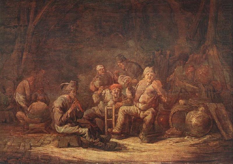 CUYP, Benjamin Gerritsz. Peasants in the Tavern china oil painting image